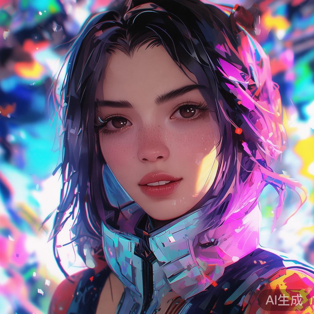 小红书真人女生头像可爱动漫插图